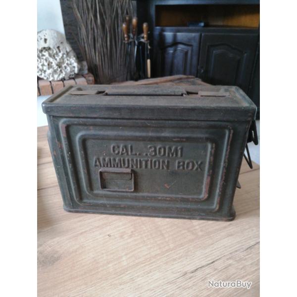 Caissette vide a munitions US ww2  cal 30 M1