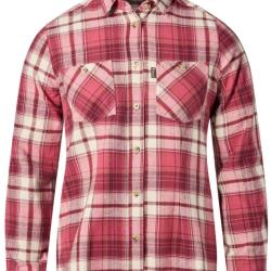 Chemise PINEWOOD h&auml;rjedalen femme rose et blanche