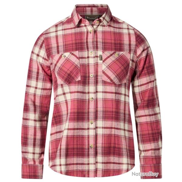 Chemise PINEWOOD h�rjedalen femme rose et blanche