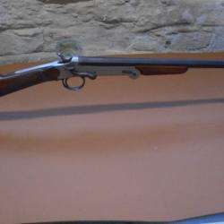 ancienne carabine dite de braconnier belge cal 12 mm .