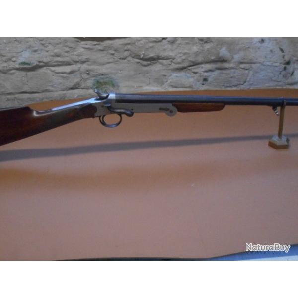ancienne carabine dite de braconnier belge cal 12 mm .