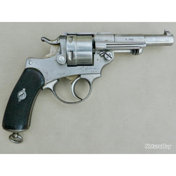 Revolver r�glementaire fran�ais mod�le 1873 - MAS Saint-�tienne - 1876 - m�me num�ro