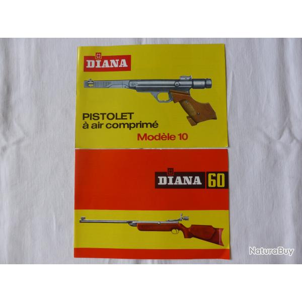 2 Anciens depliant DIANA