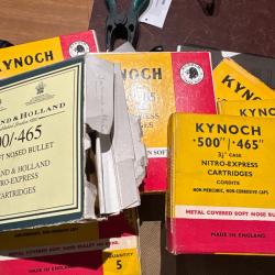 Lot munitions Afrique 500/465 nitro