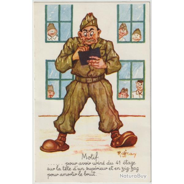 CARTE HUMORISTIQUE MILITARIA