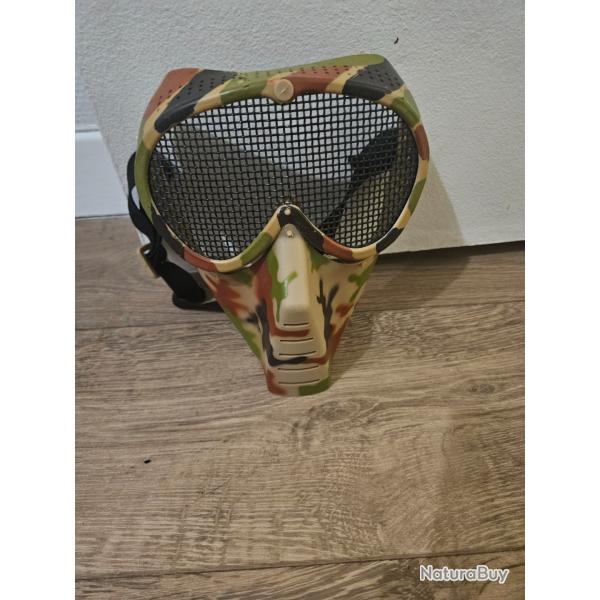 Masque grillager + protection nez et bouche