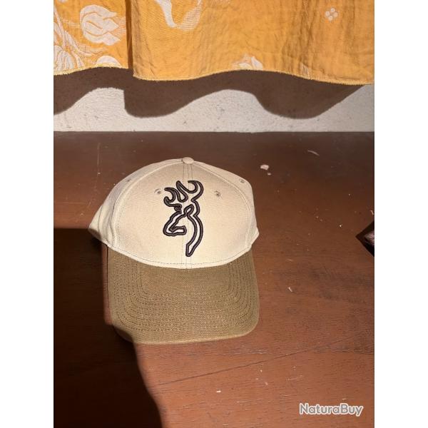 Casquette browning marron