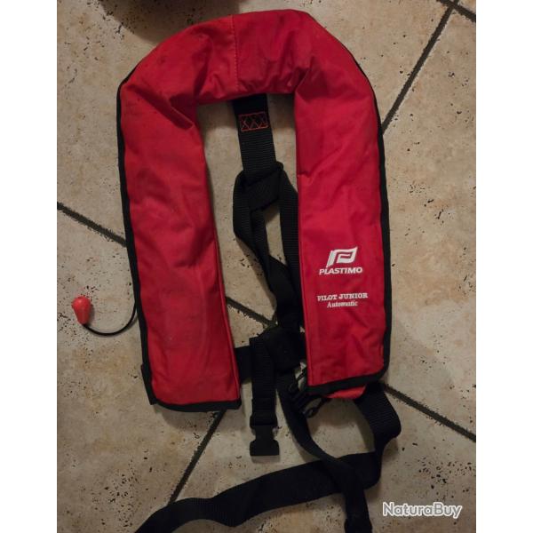 Gilet de sauvetage plastimo pilot 165 junior