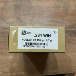 livraison comprise 284 Winchester Sologne BT 150 grains