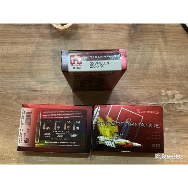 3 bo�tes 35 Whelem Hornady Superformance 200gr SP