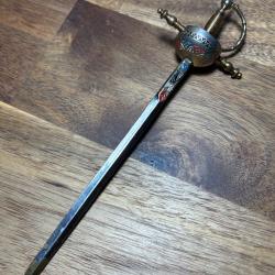Coupe-papier &eacute;p&eacute;e de mousquetaire Tol&egrave;de - Espagne
