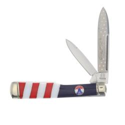 Couteau Pliant Rough Rider 250th Gunstock Lame Acier Inoxydable Manche Synth&eacute;tique Slip Joint RR2741