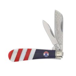 Couteau Rough Rider 250th Half Hawk Lame Acier Inoxydable Manche Synth&eacute;tique Slip Joint RR2733