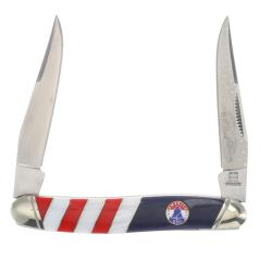 Couteau Pliant Rough Rider 250th Muskrat Lame Acier Inoxydable Manche Synth&eacute;tique Slip Joint RR2732