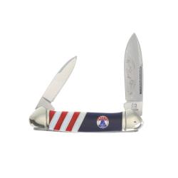 Couteau Pliant Rough Rider 250th Canoe Lame Acier Inoxydable Manche Synth&eacute;tique Slip Joint RR2731