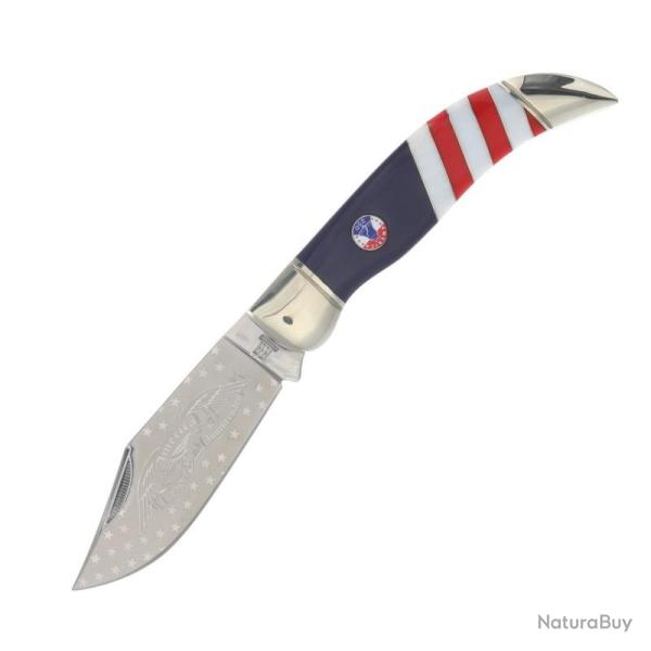 Couteau Rough Rider 250th Deer Slayer Lame Acier Inoxydable Manche Synth�tique Slip Joint RR2727