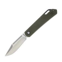 Couteau Pliant Rough Rider Green Drop Point Lame Acier Inoxydable Manche G10 Vert Slip Joint RR2697