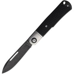 Couteau Pliant Rough Rider Black Stonewash Lame Acier Inoxydable Manche G10 Slip Joint RR2677