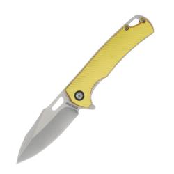 Couteau Pliant Rough Rider Amber Spear Lame Acier Inoxydable Manche Acrylique Liner Lock RR2674
