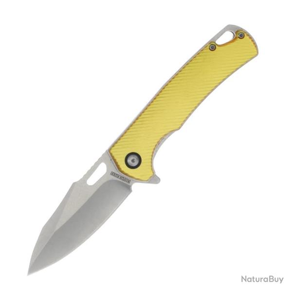 Couteau Pliant Rough Rider Amber Spear Lame Acier Inoxydable Manche Acrylique Liner Lock RR2674