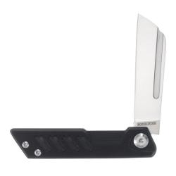 Couteau Pliant Rough Rider Vibe Lame Acier Inoxydable Manche G10 Noir Slip Joint RR2605