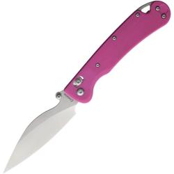 Couteau Pliant Daggerr Pelican Slim Lame Acier VG-10 Manche G10 Rose Cross Bar Lock DGRFM023SPKS