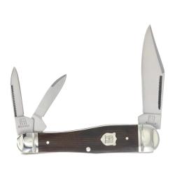 Couteau Pliant Rough Rider Tater Skin Whittler Lame Acier Inoxydable Manche Micarta Slip Joint