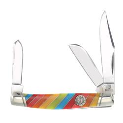 Couteau Pliant Rough Rider Lollipop Stockman Lame Acier Inoxydable Manche Plastique Slip Joint