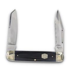 Couteau Pliant Rough Rider Carnivore Jack Lame Acier Inoxydable Manche Os Slip Joint RR2498