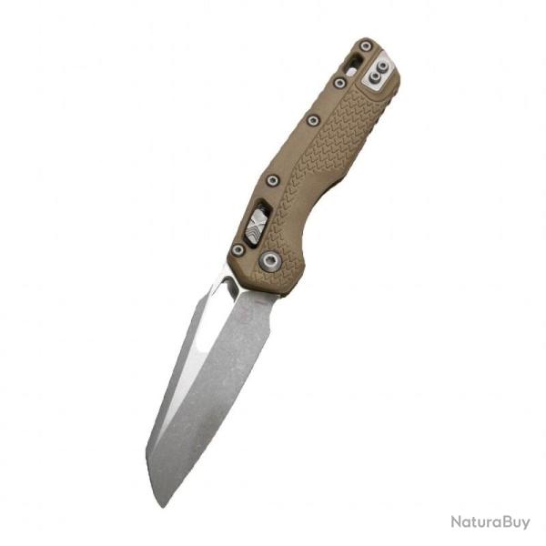 Couteau Microtech MSI Lame Acier M390MK Manche Polym�re Tri-Grip Dark Earth Ram-Lok USA