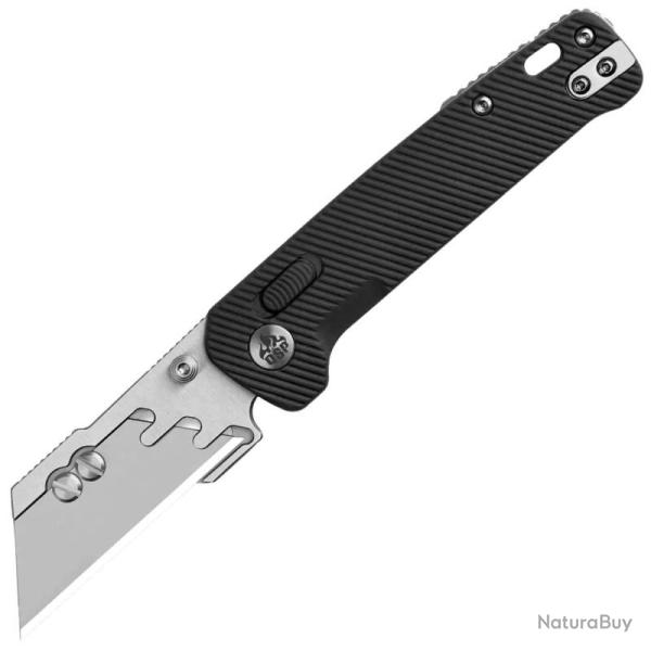 Couteau Cutter QSP Penguin Workmate Lame Acier SK5 Manche FRN Noir Glyde Lock QS130UTA