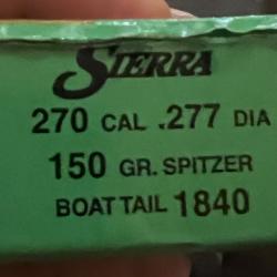 60 Ogives Sierra 1840
