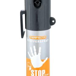 Bombe lacrymog&egrave;ne gaz OC poivre 15 ml Perfecta Stop Attack