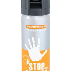 Bombe de d&eacute;fense gel poivre anti-attaque animale Perfecta Stop Attack 50 ml