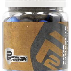 Billes craie bleue calibre 68 noyau acier Prepared 2 Protect P2P lot de 50