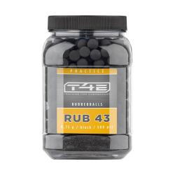 Billes caoutchouc calibre 43 T4E RB Prac-Series - Lot de 500