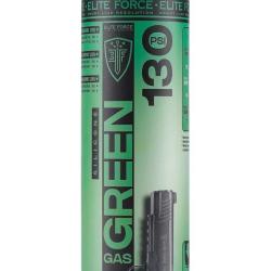 Bombe gaz Green Gas 600 ml Elite Force Maintenance 130 PSI avec huile silicone