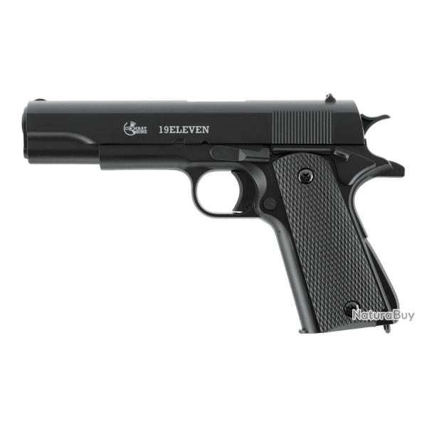 Pistolet airsoft � ressort Combat Zone 19Eleven billes 6 mm moins de 0,5 J