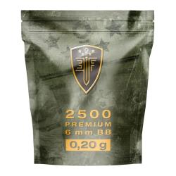 Billes airsoft 6 mm Elite Force blanches 0,20 g sachet de 2500