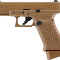 Pistolet airsoft Glock 19X &agrave; billes 6 mm CO2 coloris coyote