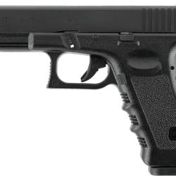 Pistolet airsoft Glock 17 &agrave; gaz culasse acier CNC 6 mm moins de 1 joule