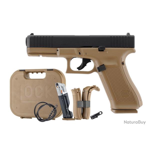 Pistolet paintball T4E Glock 17 Gen5 calibre 43 coloris Coyote French Army