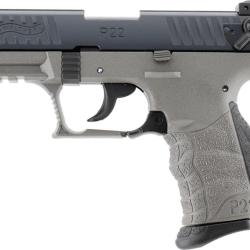 Pistolet d'alarme Walther P22Q calibre 9 mm PAK coloris Meteor Gray