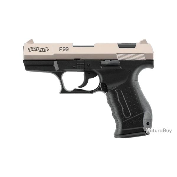 Pistolet � blanc Walther P99 calibre 9 mm PAK bicolor