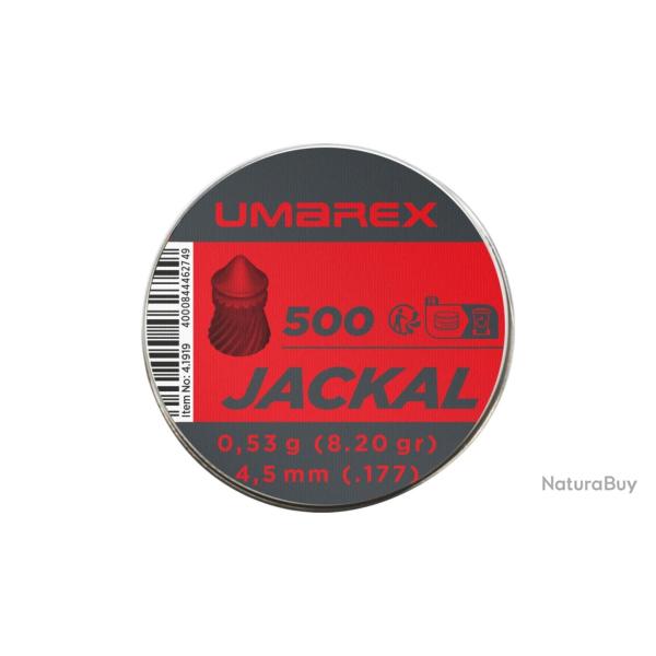 Plombs pointus Umarex Jackal calibre 4,5 mm 0,53 g bo�te de 500