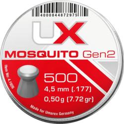 Plombs plats Umarex Mosquito Gen2 calibre 4,5 mm 0,50 g lot de 5x500