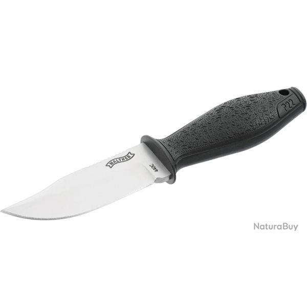 Couteau lame fixe Walther P22 BSK finition satin�e noire