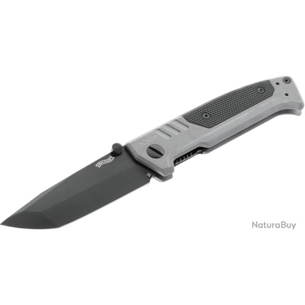 Couteau pliant Walther PDP Tanto Folder coloris Tungsten Grey