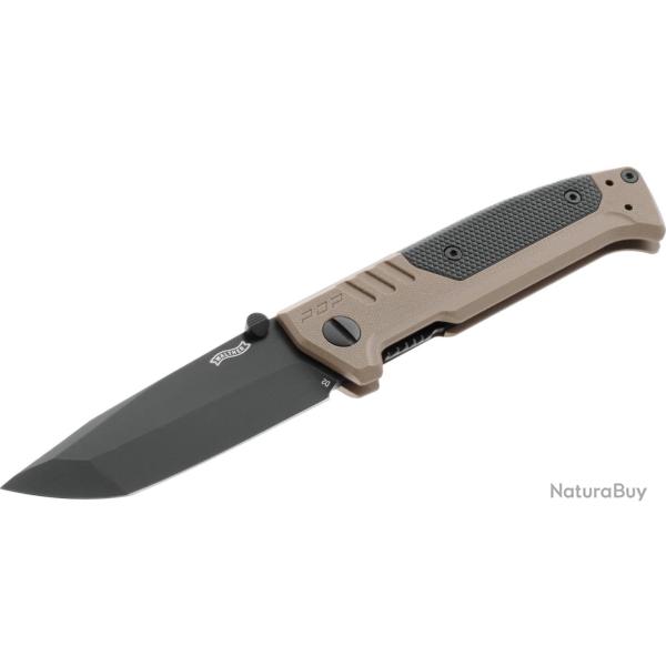 Couteau pliant Walther PDP Tanto Folder FDE