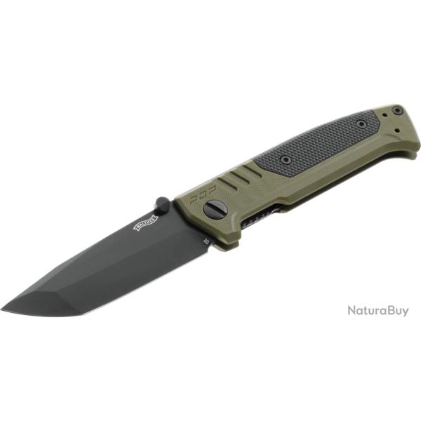Couteau pliant Walther PDP Tanto Folder OD Green
